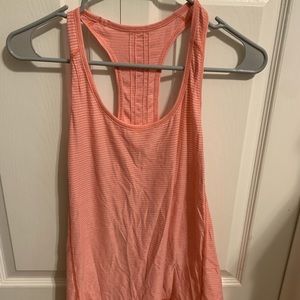 Pink Razorback lululemon tank top